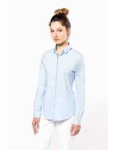 K-KA530-LADIES' LONG-SLEEVED STRETCH SHIRT 2